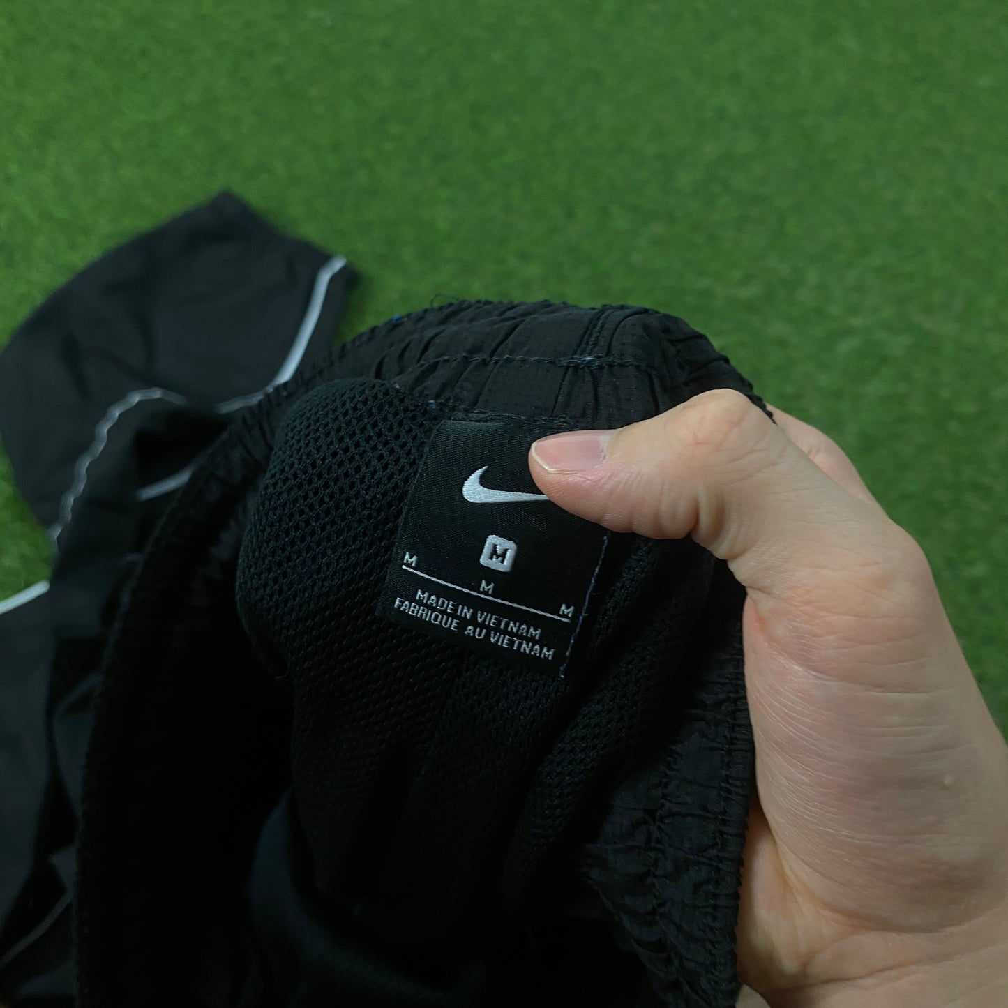 00s Nike Piping Joggers Black Medium