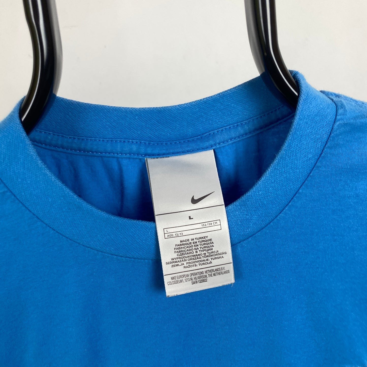 00s Nike Air T-Shirt Blue XS