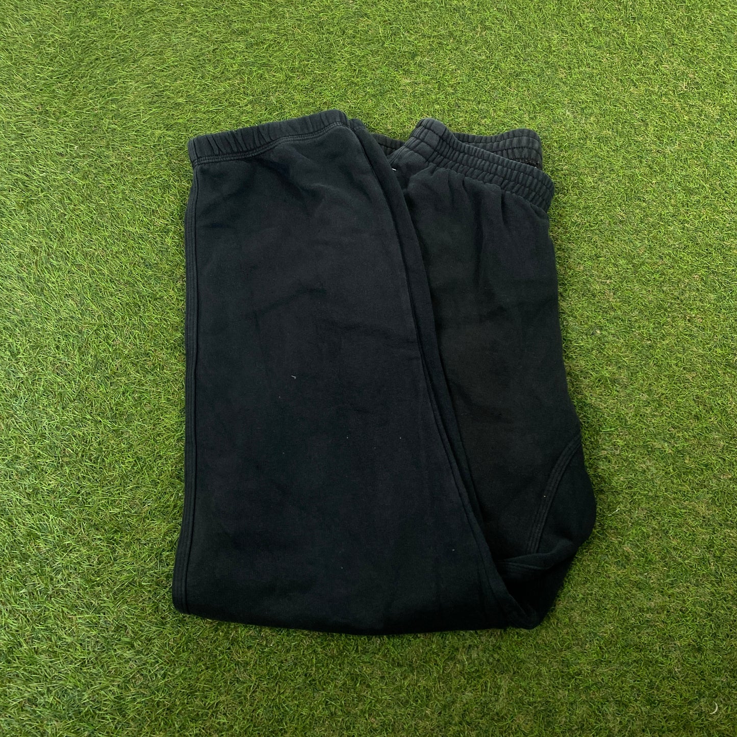 00s Nike Wide Leg Cotton Joggers Black Small