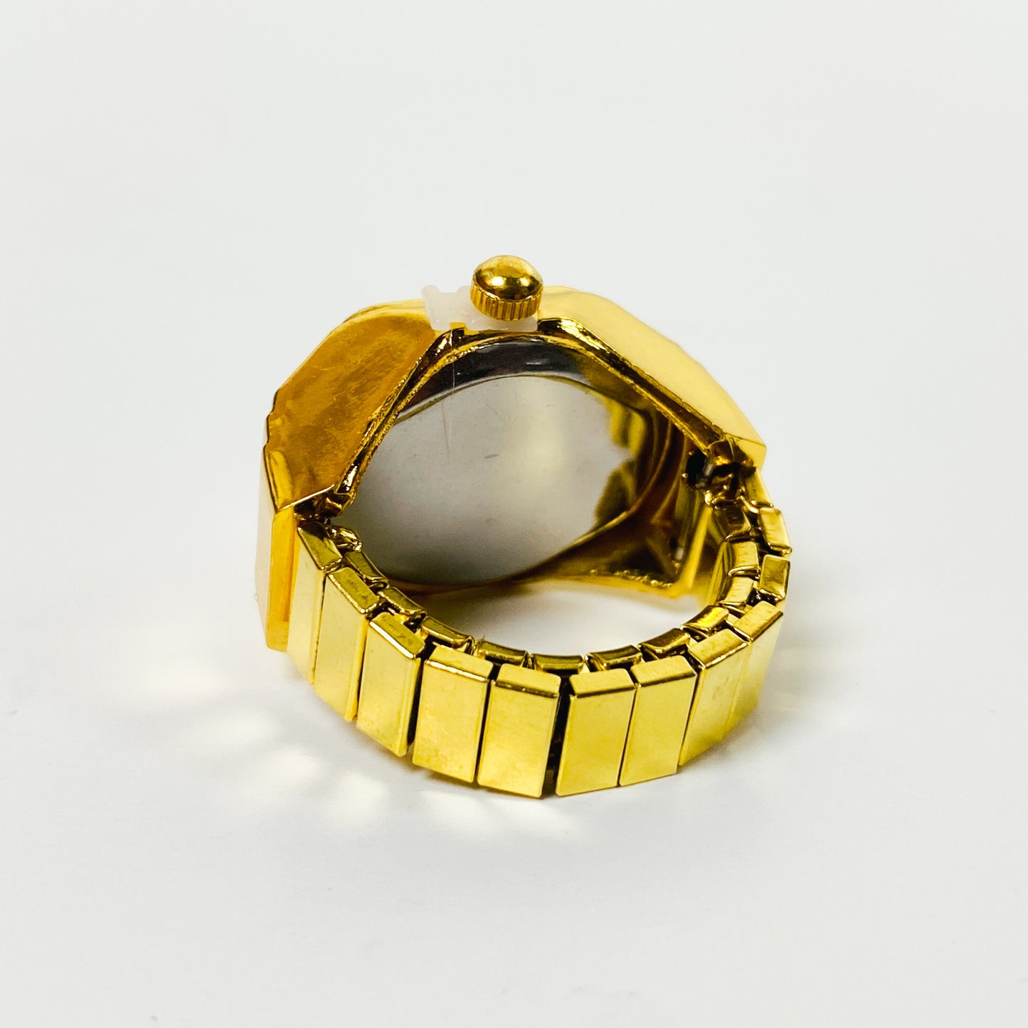 Retro Adjustable Watch Ring Gold Yellow
