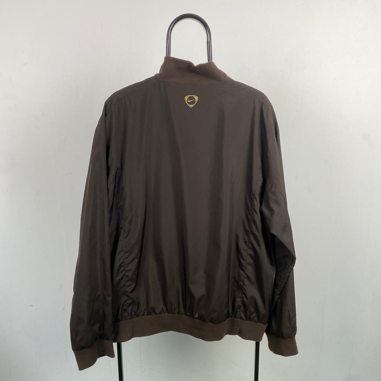 00s Nike Barcelona Windbreaker Jacket Brown XL