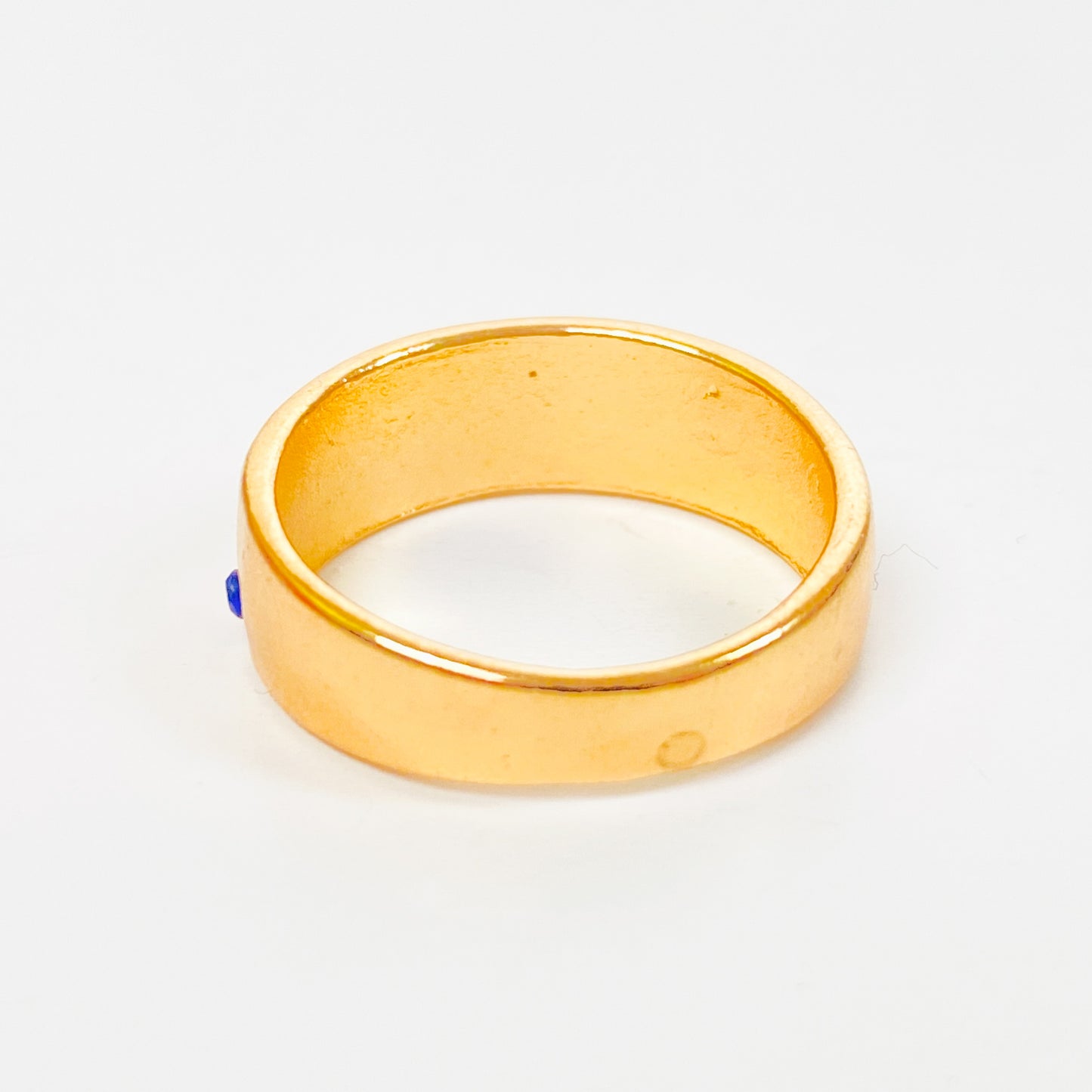 Gemstone Block Ring Gold