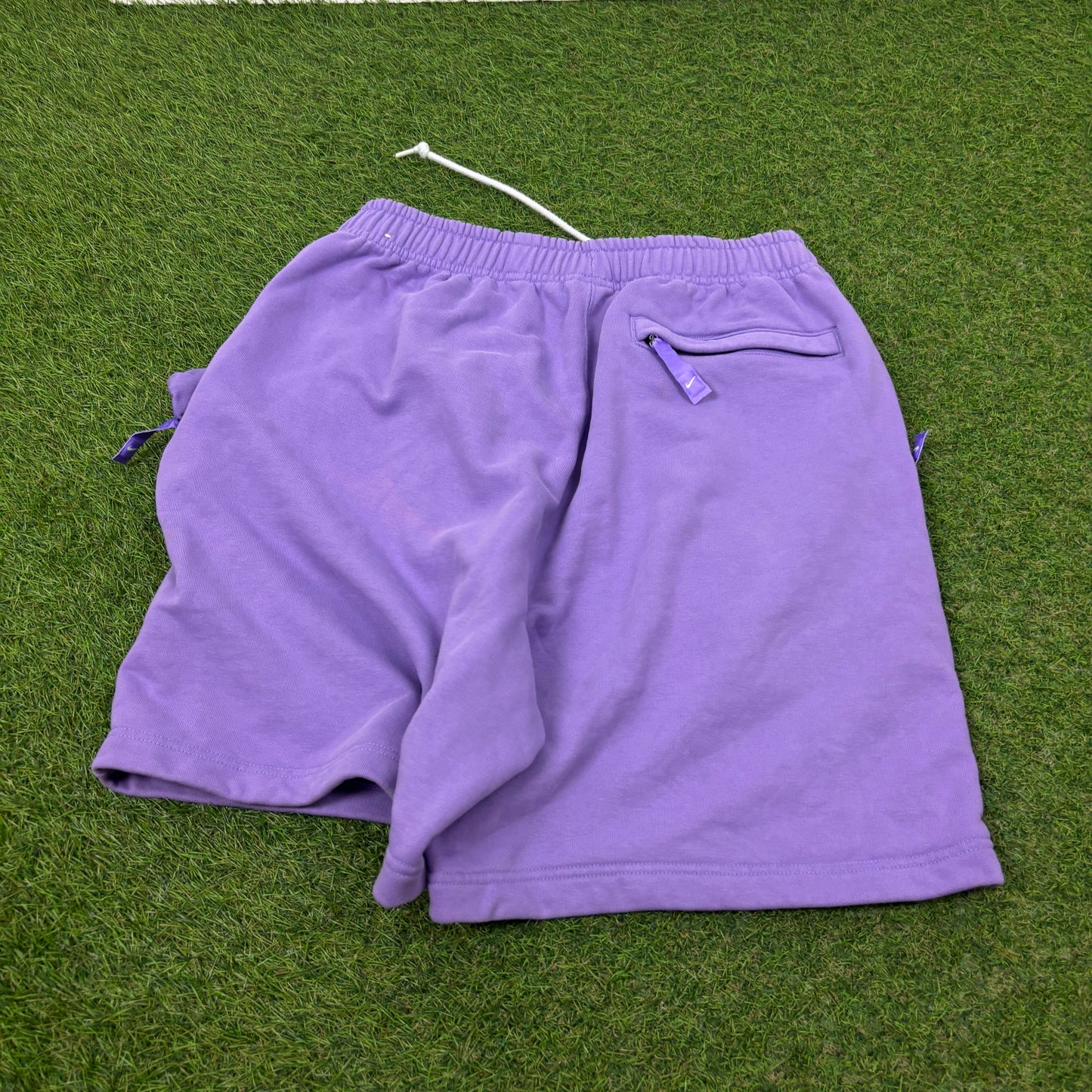 00s Nike NRG Zip Pocket Shorts Purple Small