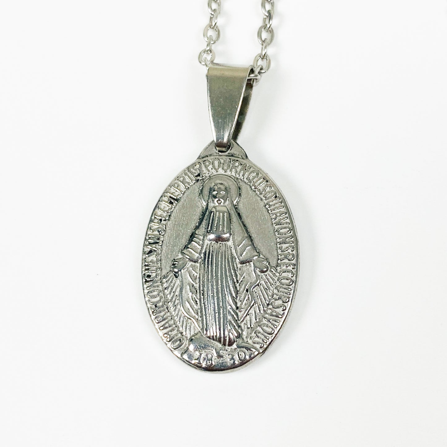 Jesus Piece Necklace .925 Silver