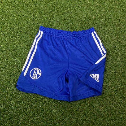 00s Adidas Schalke Football Shorts Blue Small