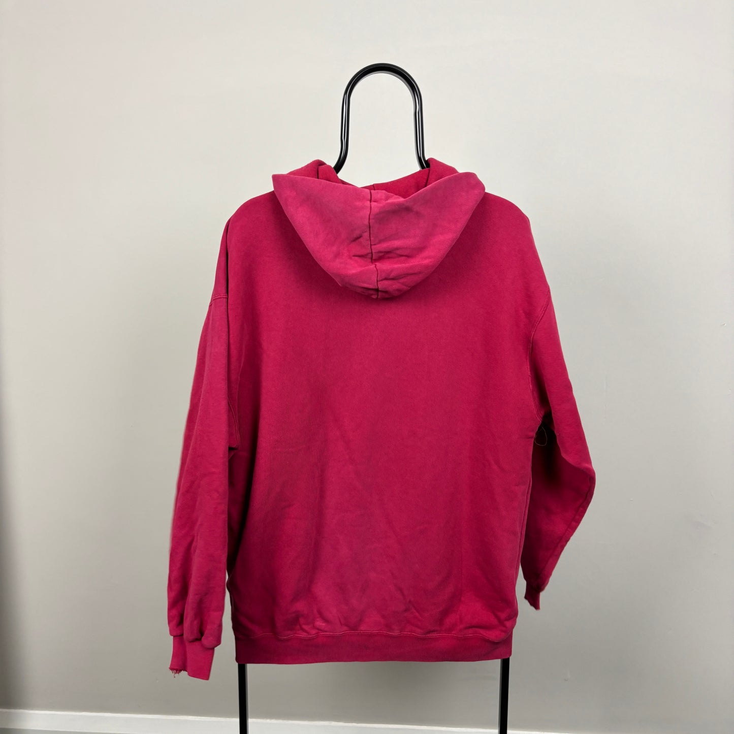 90s Nike Heavyweight Hoodie Red Medium