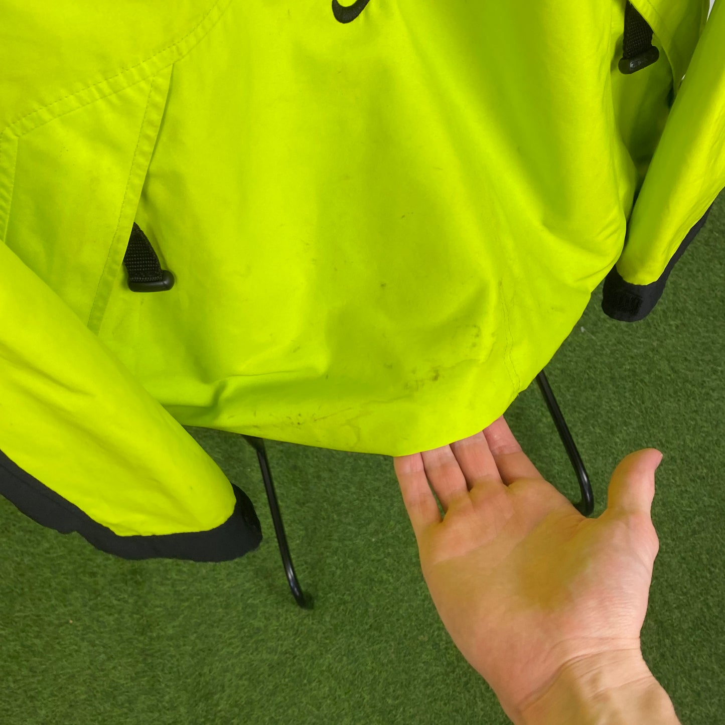 90s Nike ACG Waterproof Coat Windbreaker Jacket Green Medium