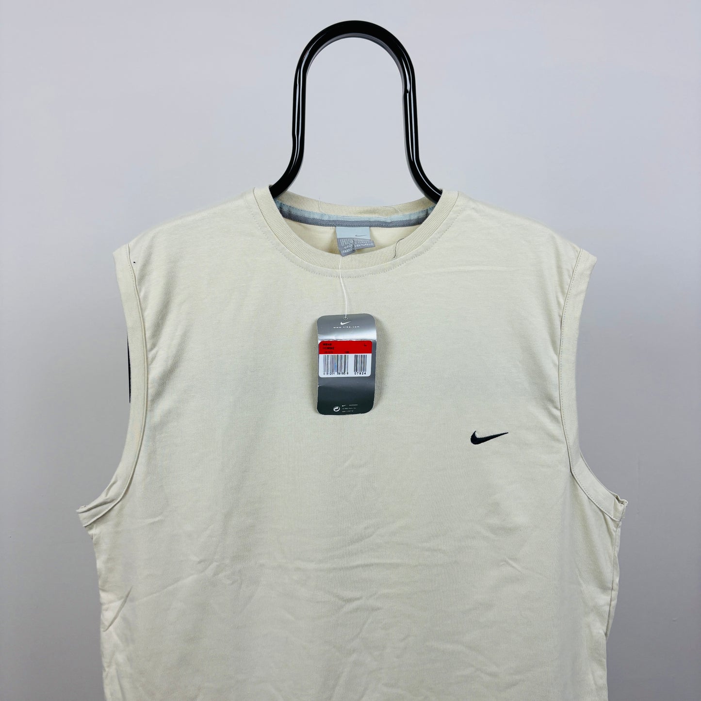00s Nike Vest T-Shirt Brown Large