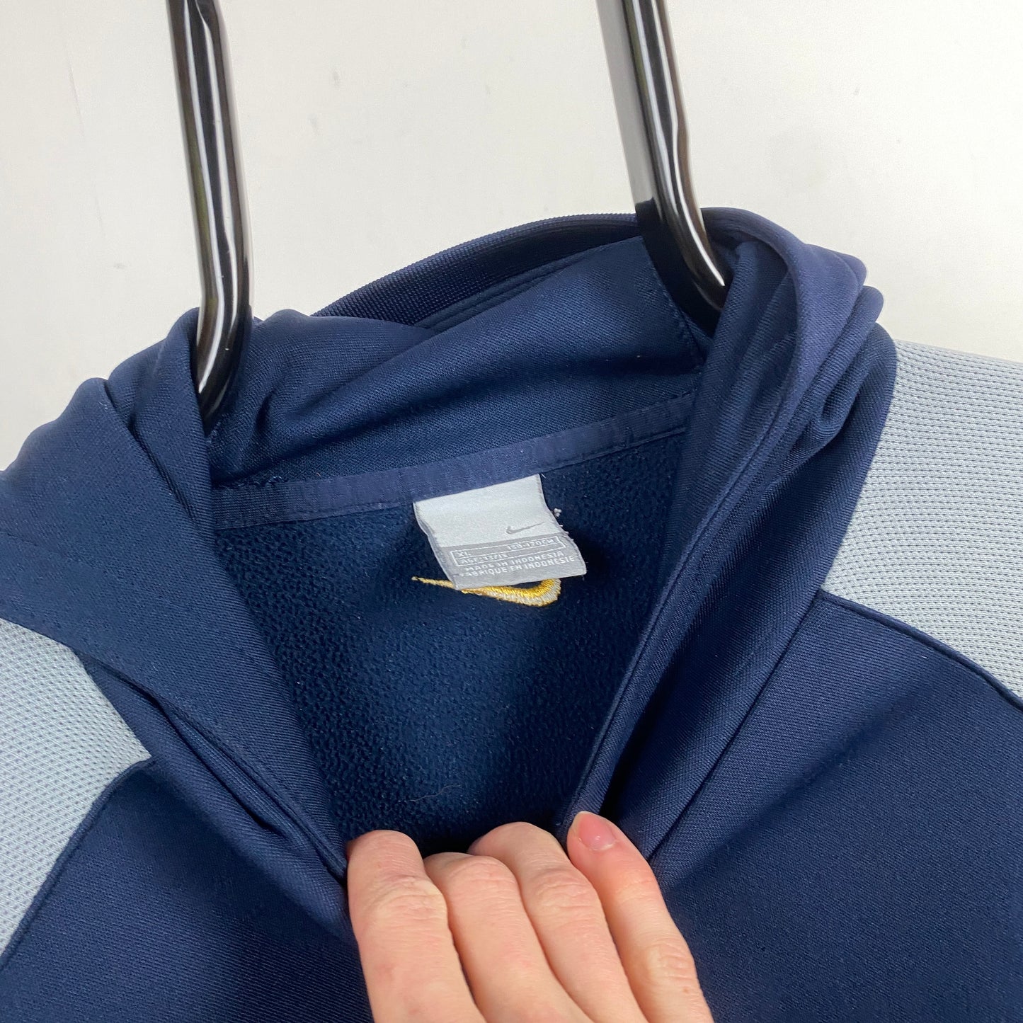00s Nike Shox Hoodie Blue Small