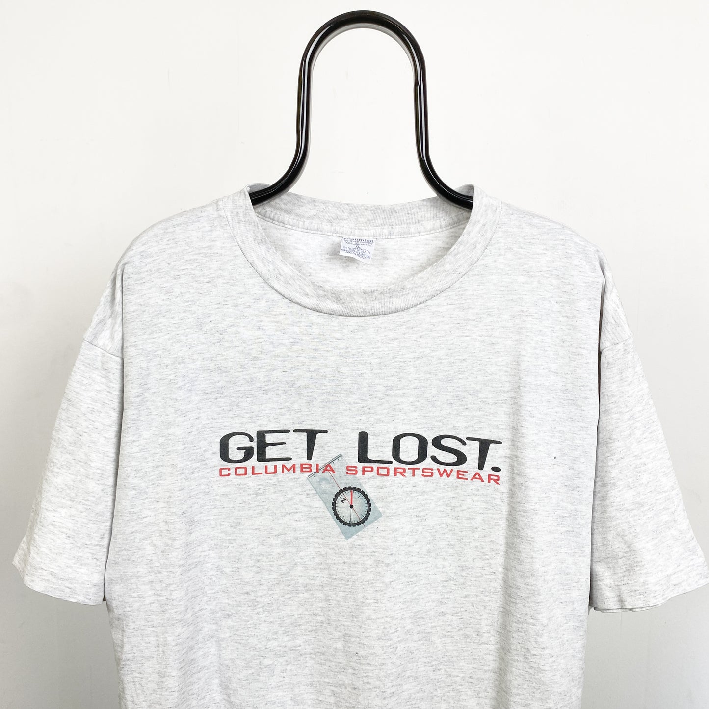 Retro Columbia Sportswear T-Shirt Grey XL
