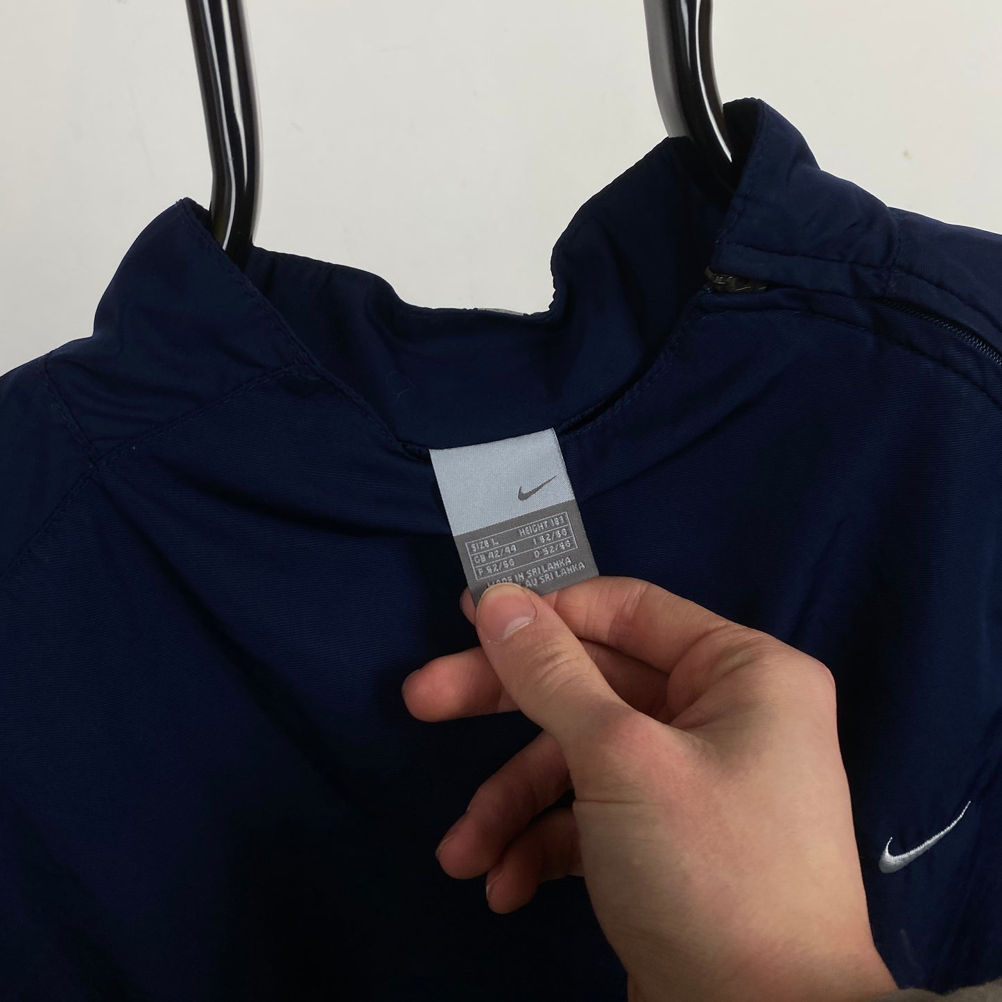 00s Nike Side Winder Windbreaker Jacket Blue Large