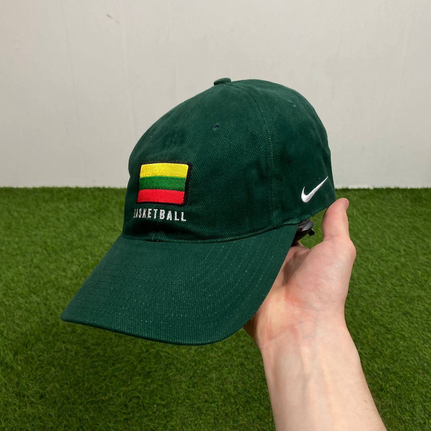 00s Nike Lithuania Basketball Hat Green