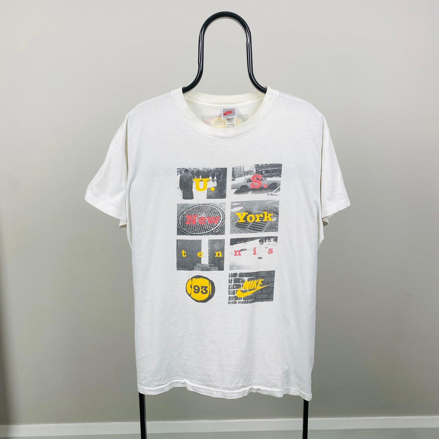 90s Nike Flushing Meadows Tennis T-Shirt White XL
