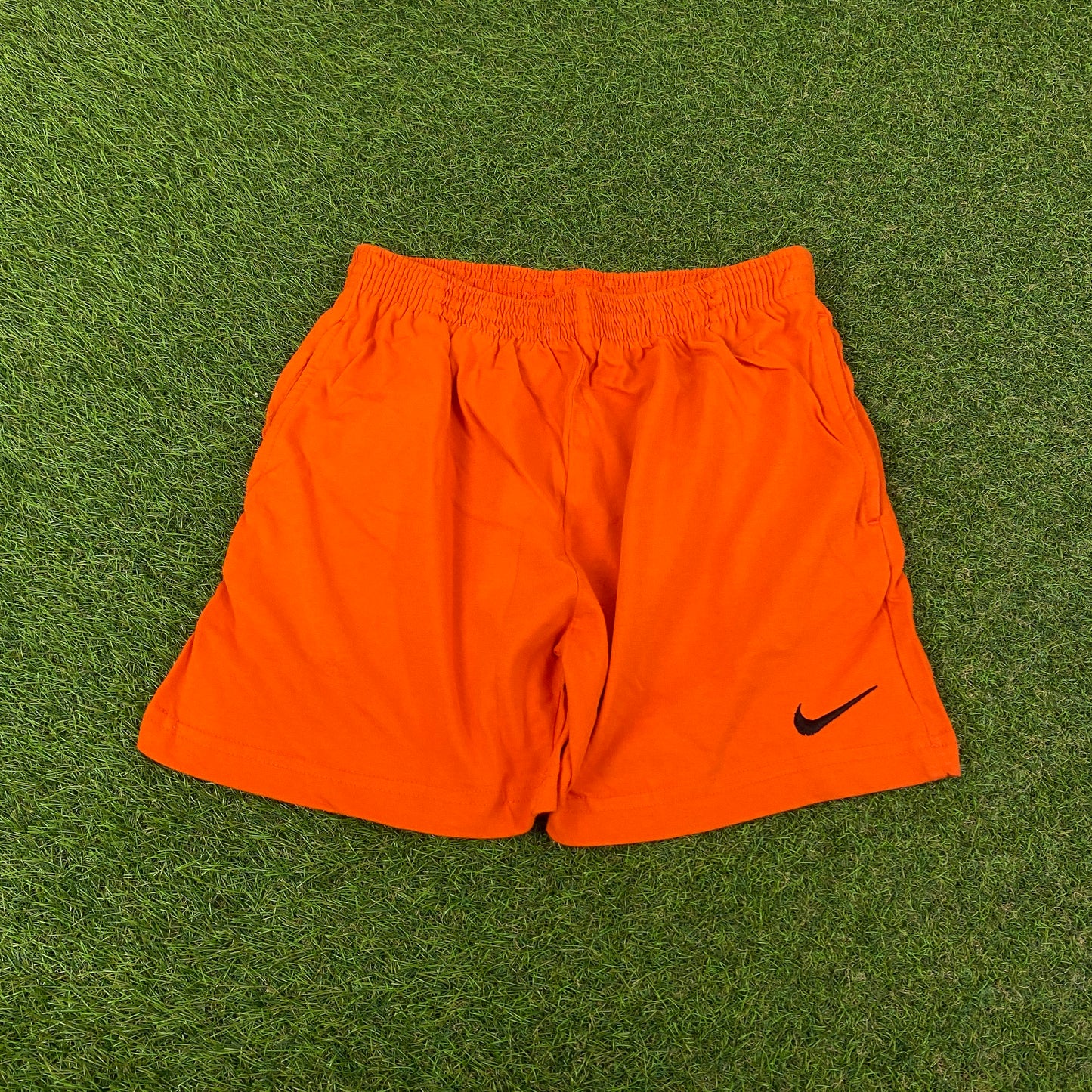 90s Nike Cotton Shorts Orange Small
