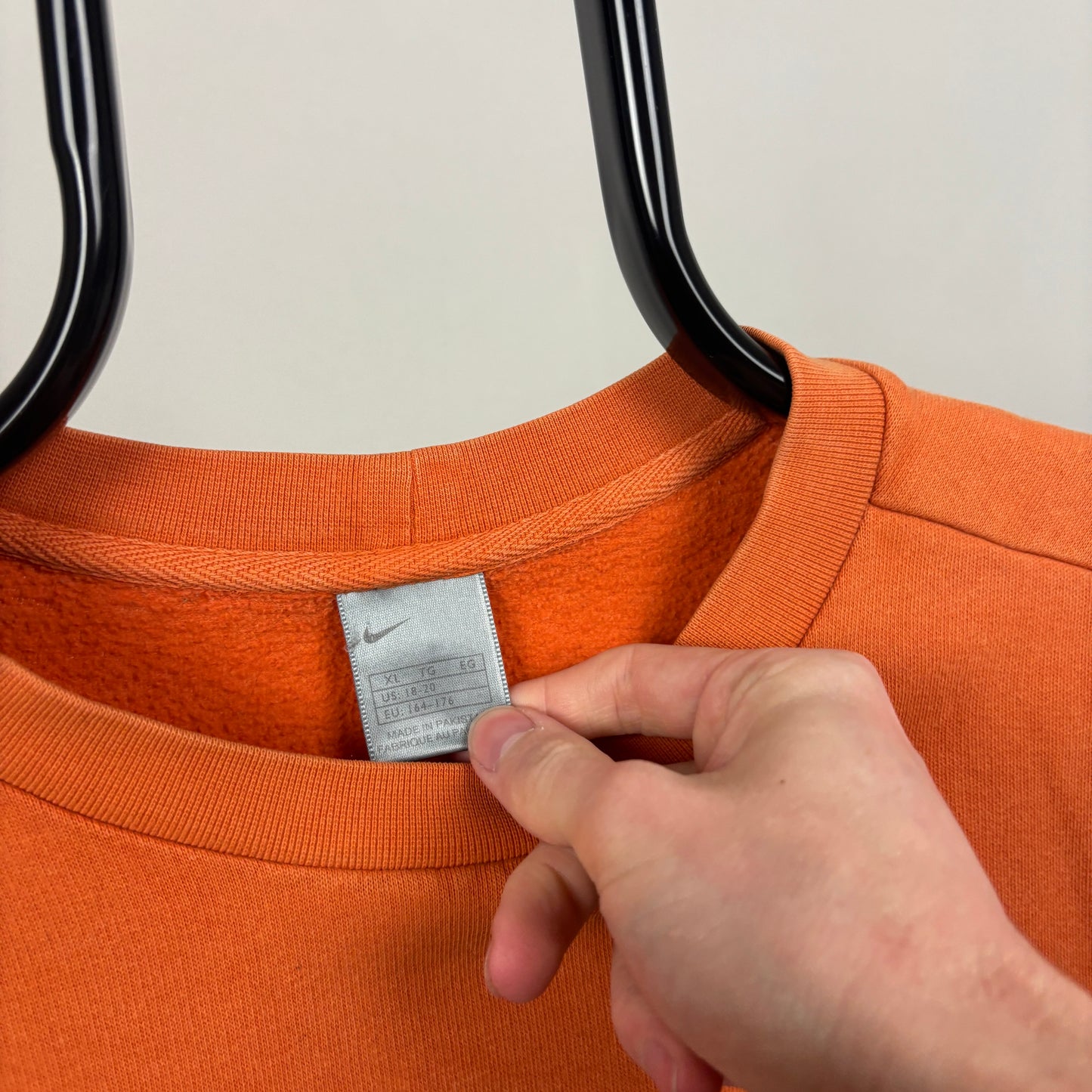 00s Nike Sweatshirt Orange Women’s XL