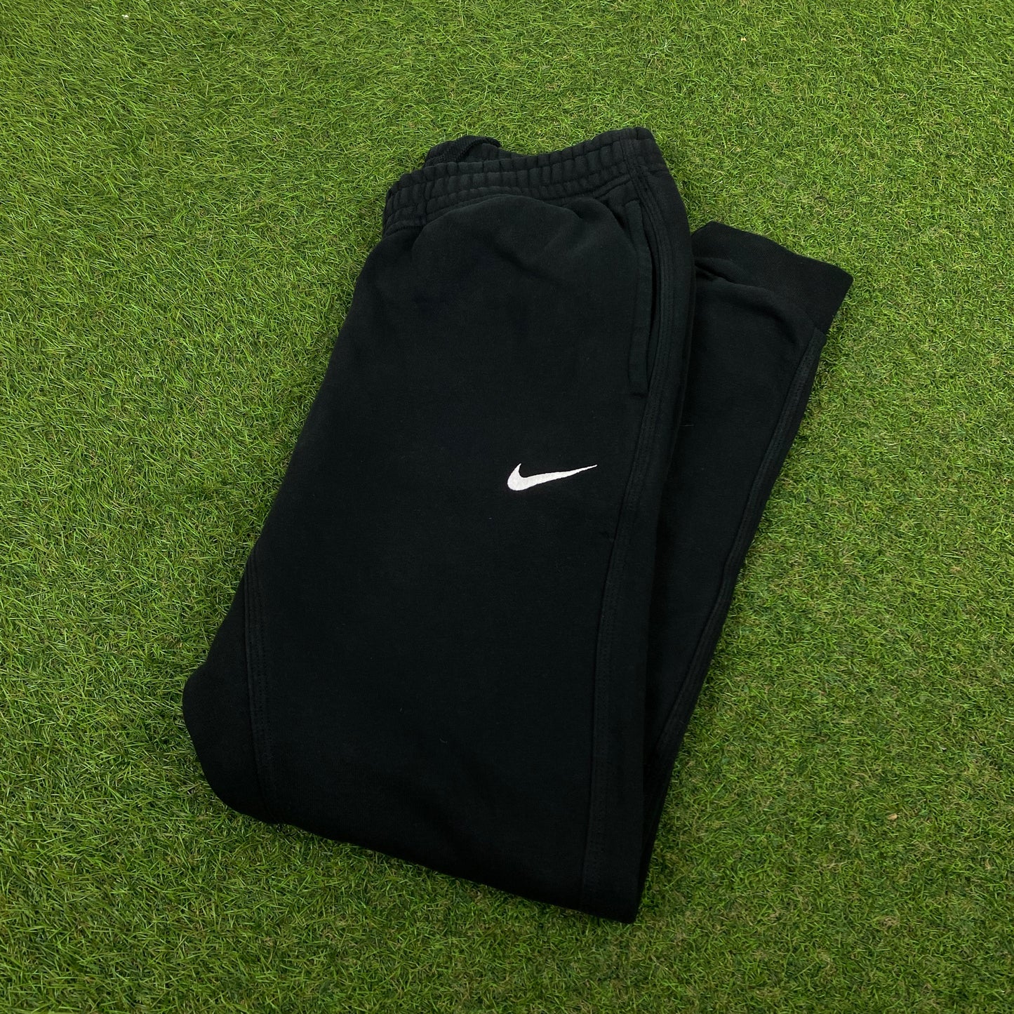 00s Nike Cotton Joggers Black Small