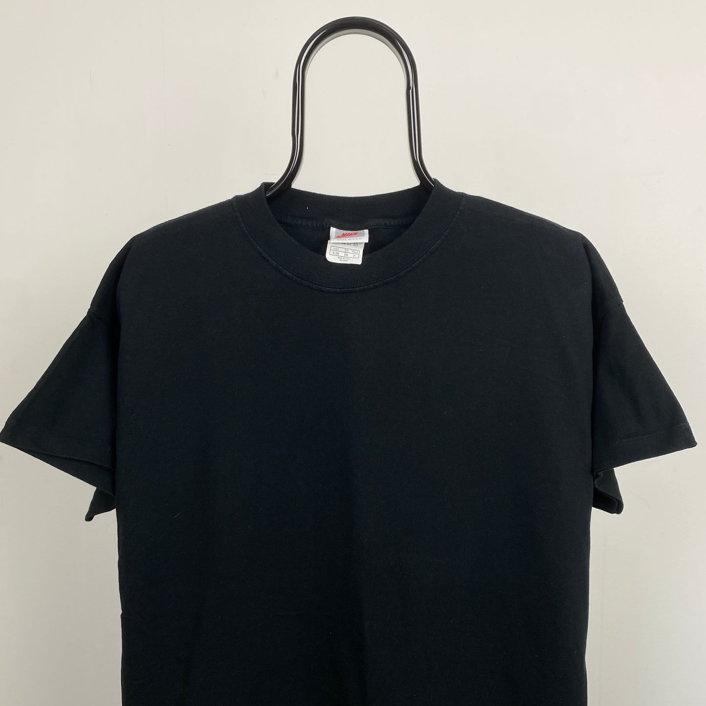 90s Nike Blank T-Shirt Black Small