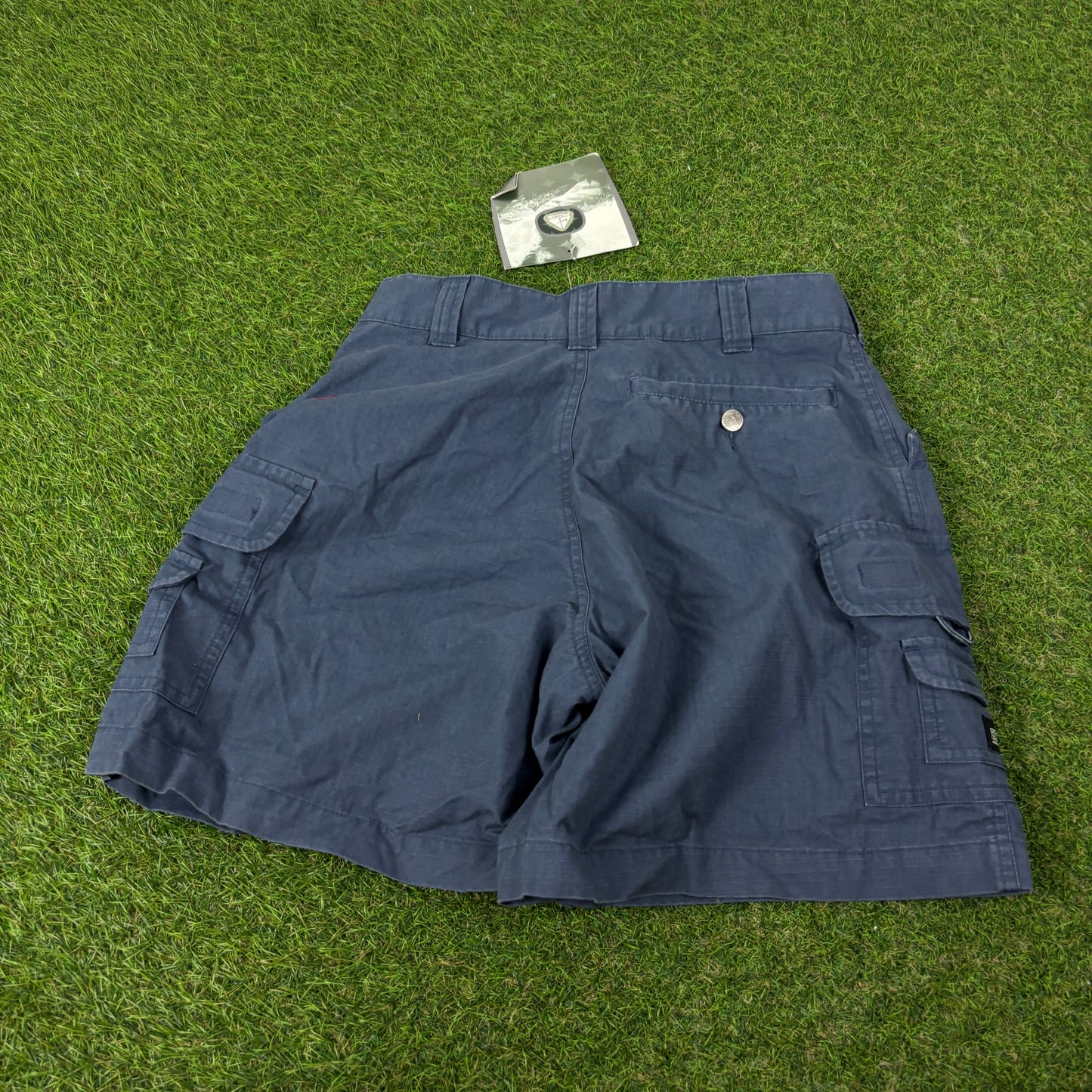 00s Nike ACG Cargo Shorts Blue Small