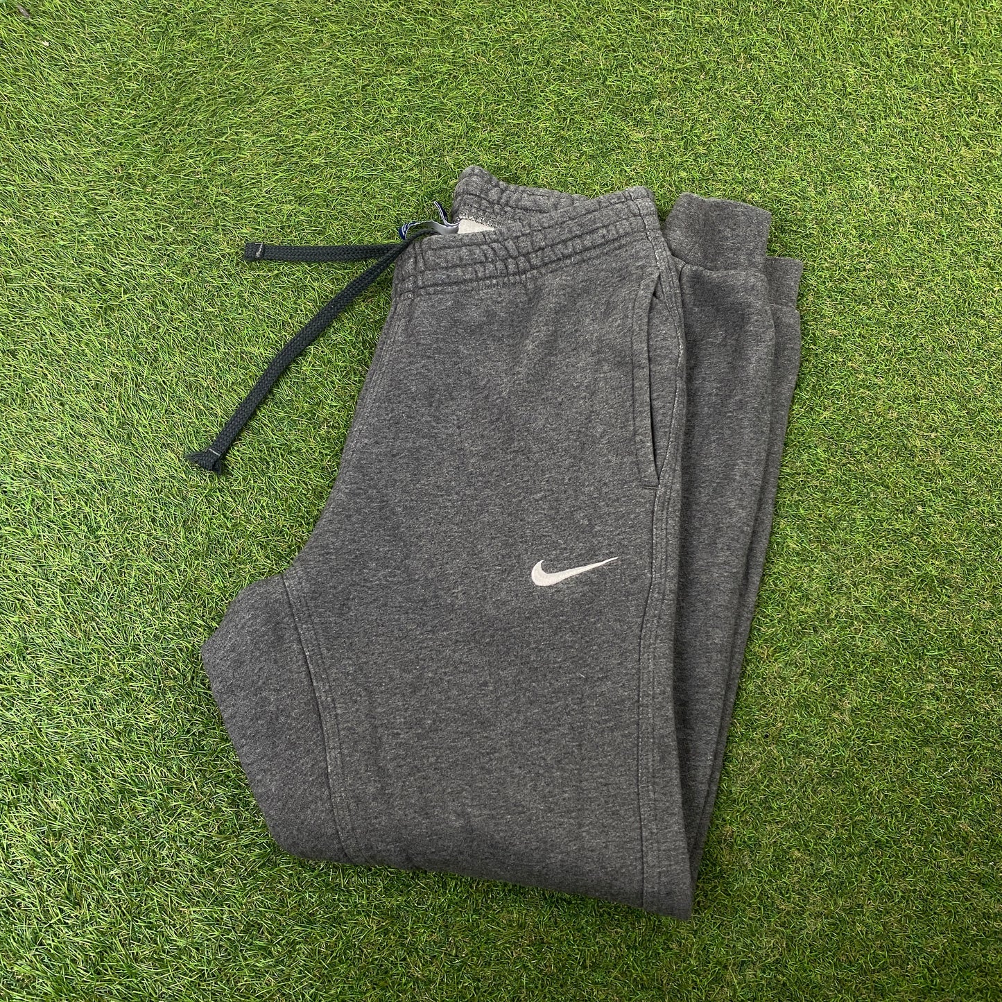 00s Nike Cotton Joggers Grey Small