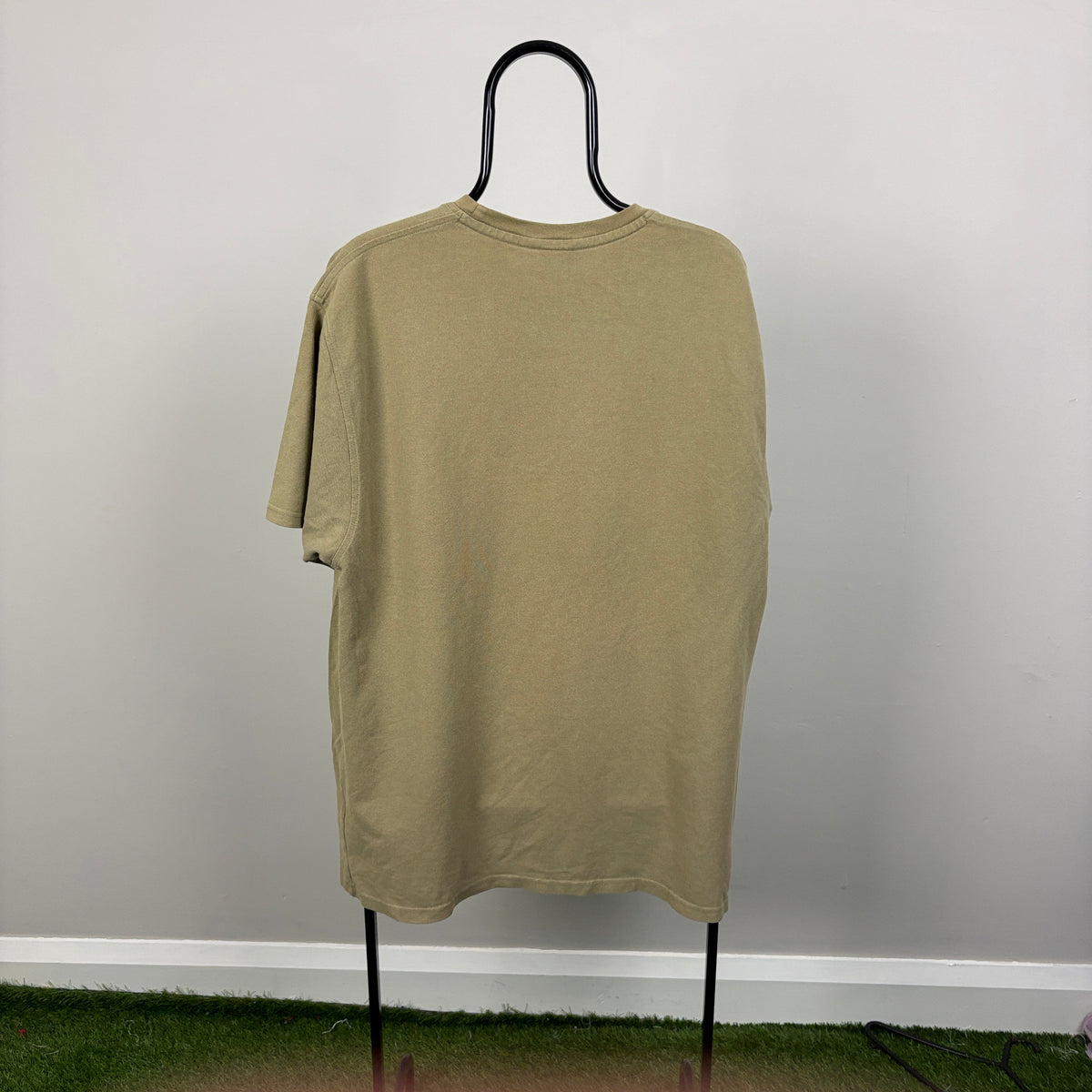 90s Nike Swoosh T-Shirt Brown XXL