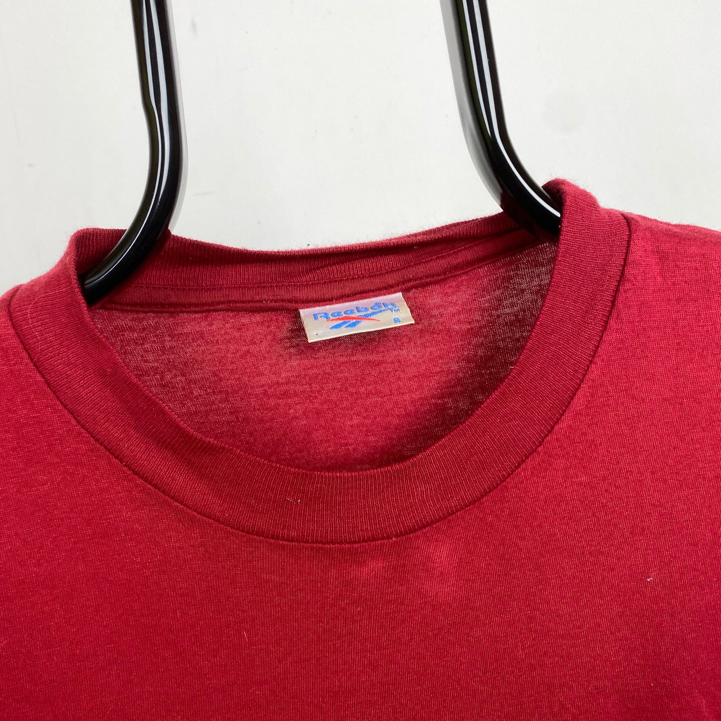 Retro Reebok Julen Guerrero Football T-Shirt Red Small