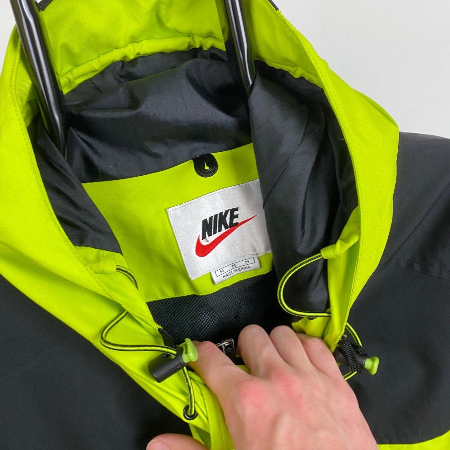 90s Nike ACG Waterproof Coat Windbreaker Jacket Green Medium