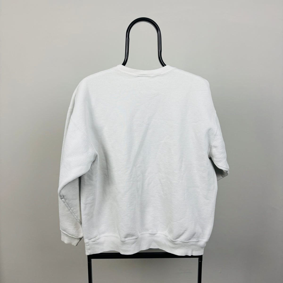 90s Looney Tunes Daffy Duck Scream Sweatshirt White Large
