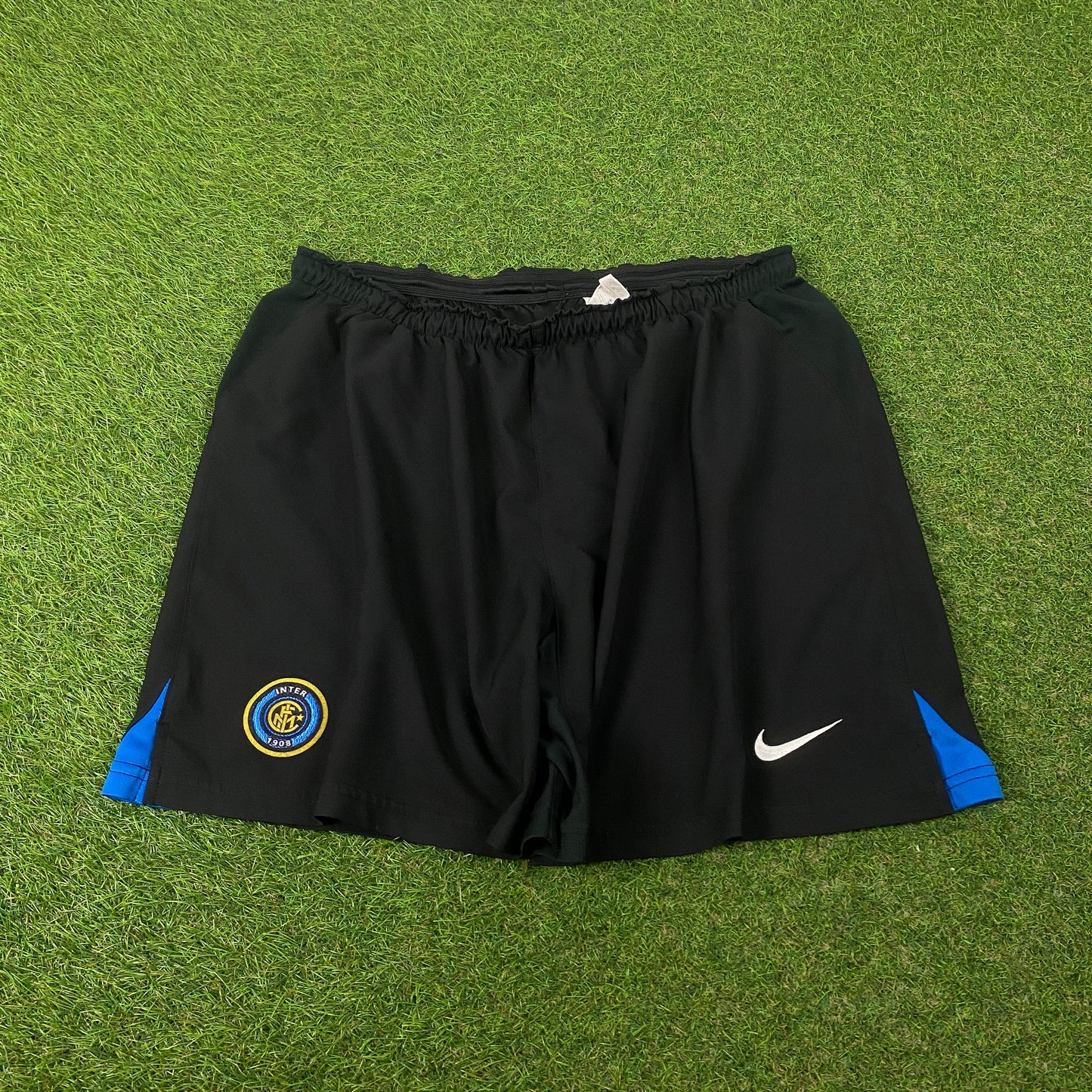 00s Nike Inter Milan Football Shorts Black XL