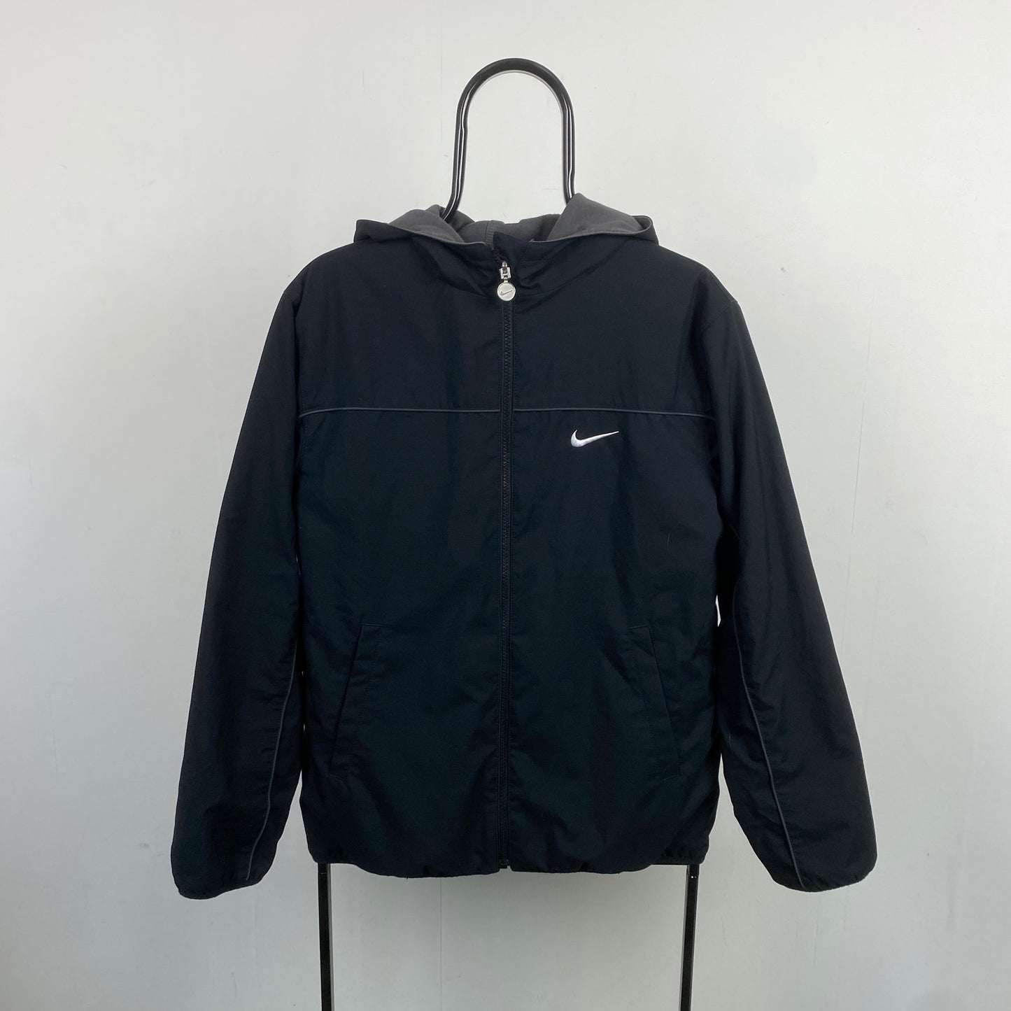 00s Nike Reversible Piping Jacket Black Small