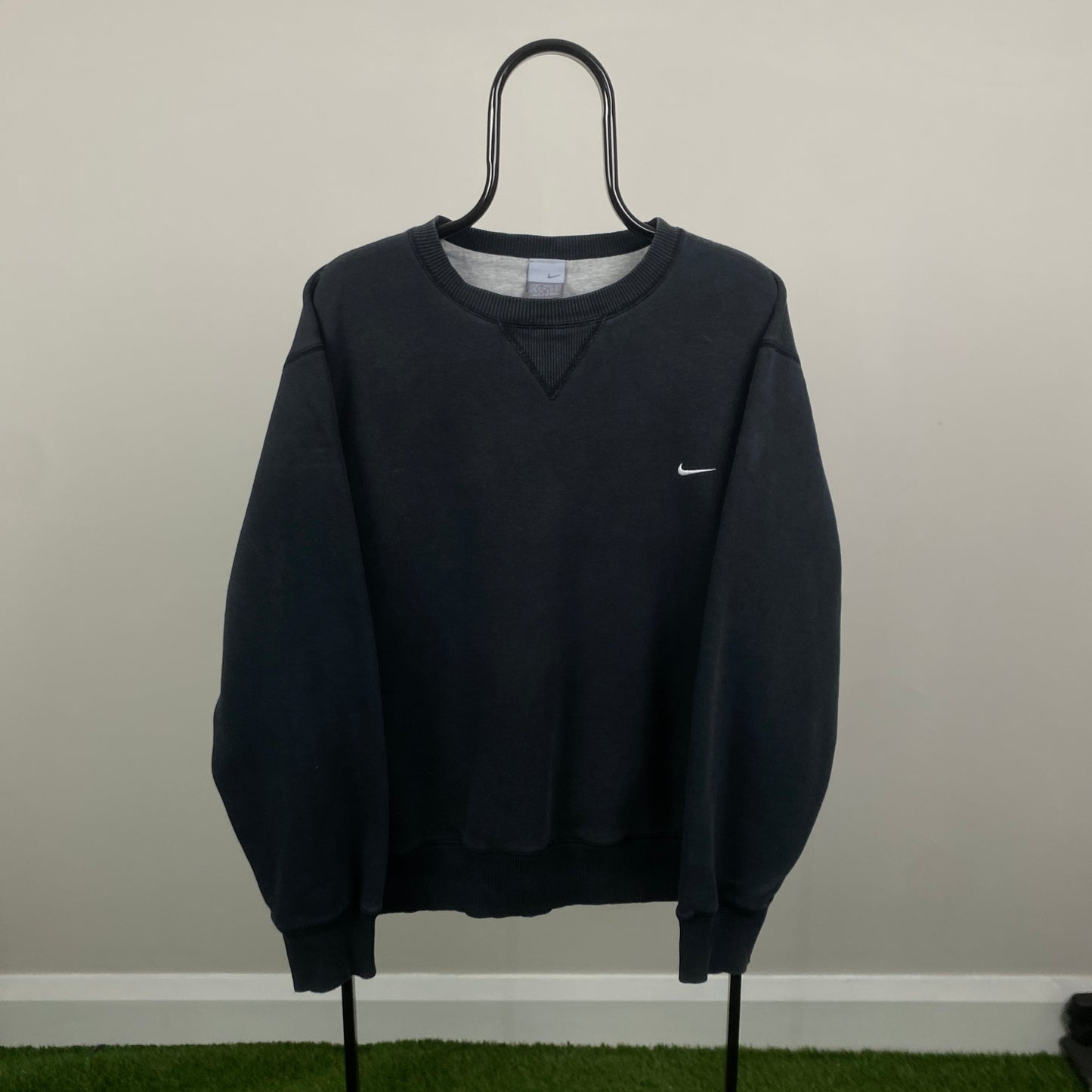 00s Nike Heavyweight Sweatshirt Black Large