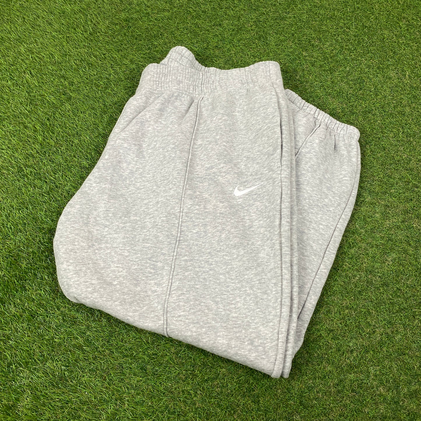 00s Nike Wide Leg Cotton Joggers Grey XXL