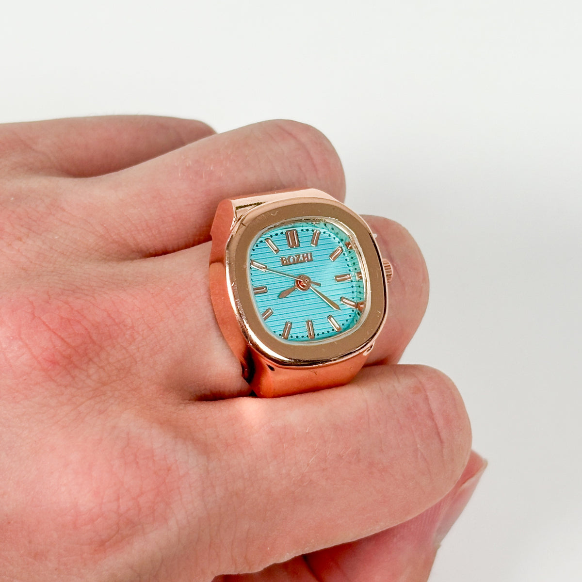 Vintage Watch Ring Rose Gold