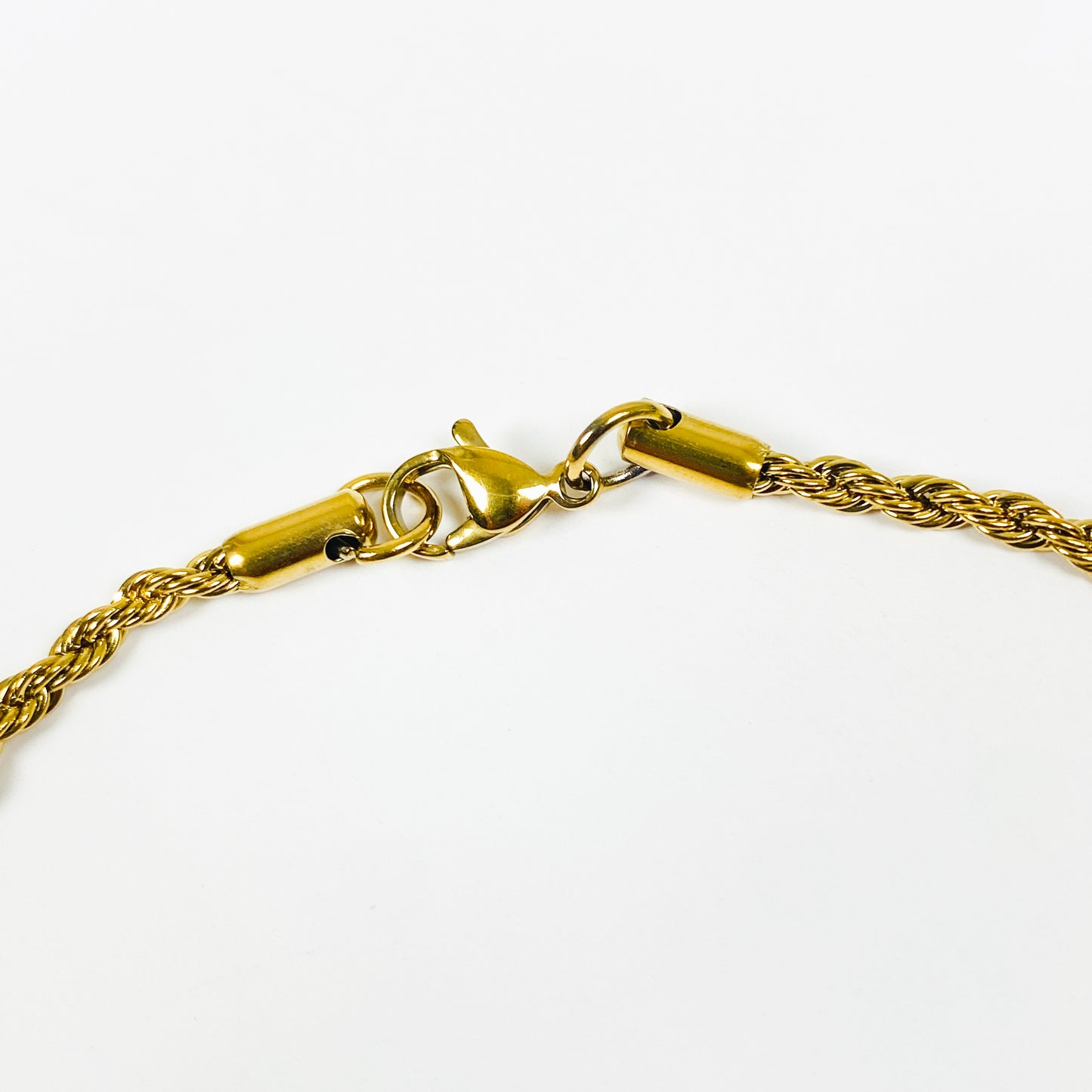 Vintage Cube Link Bracelet Chain Gold