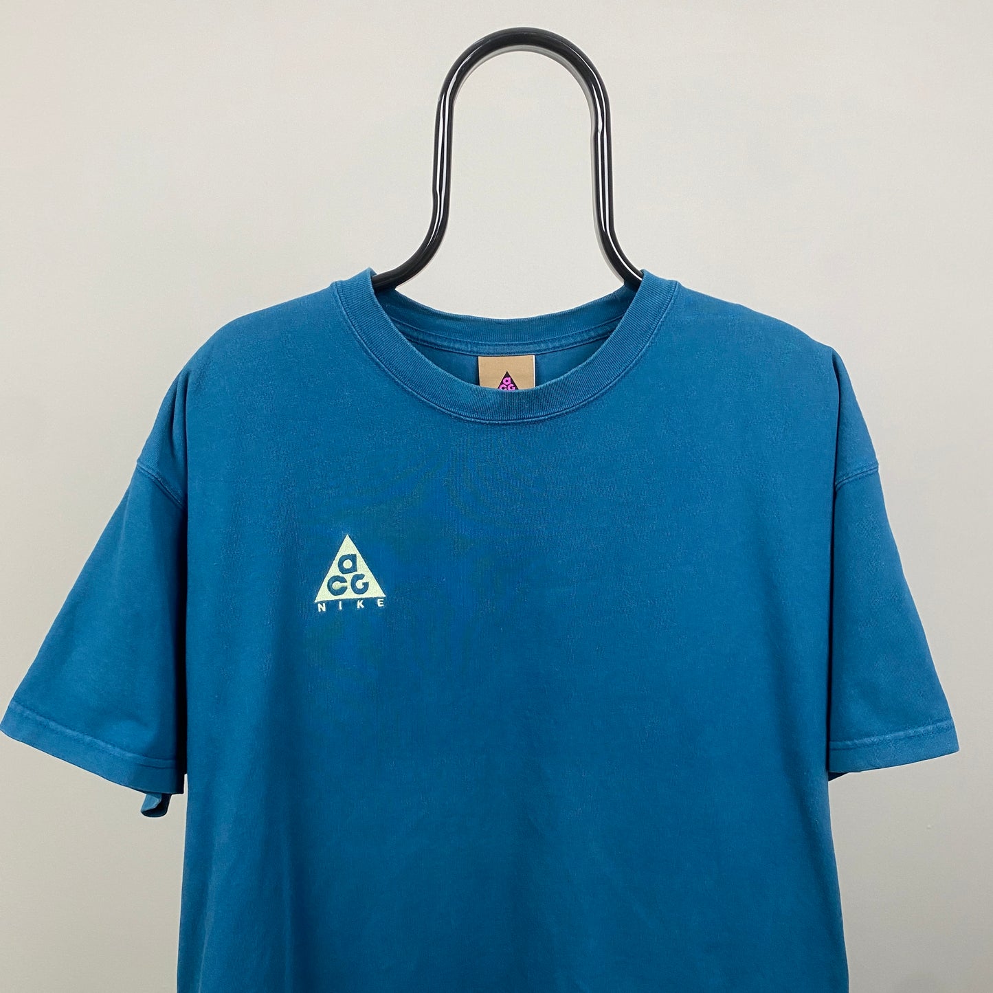 00s Nike ACG Boxy Fit T-Shirt Blue Large