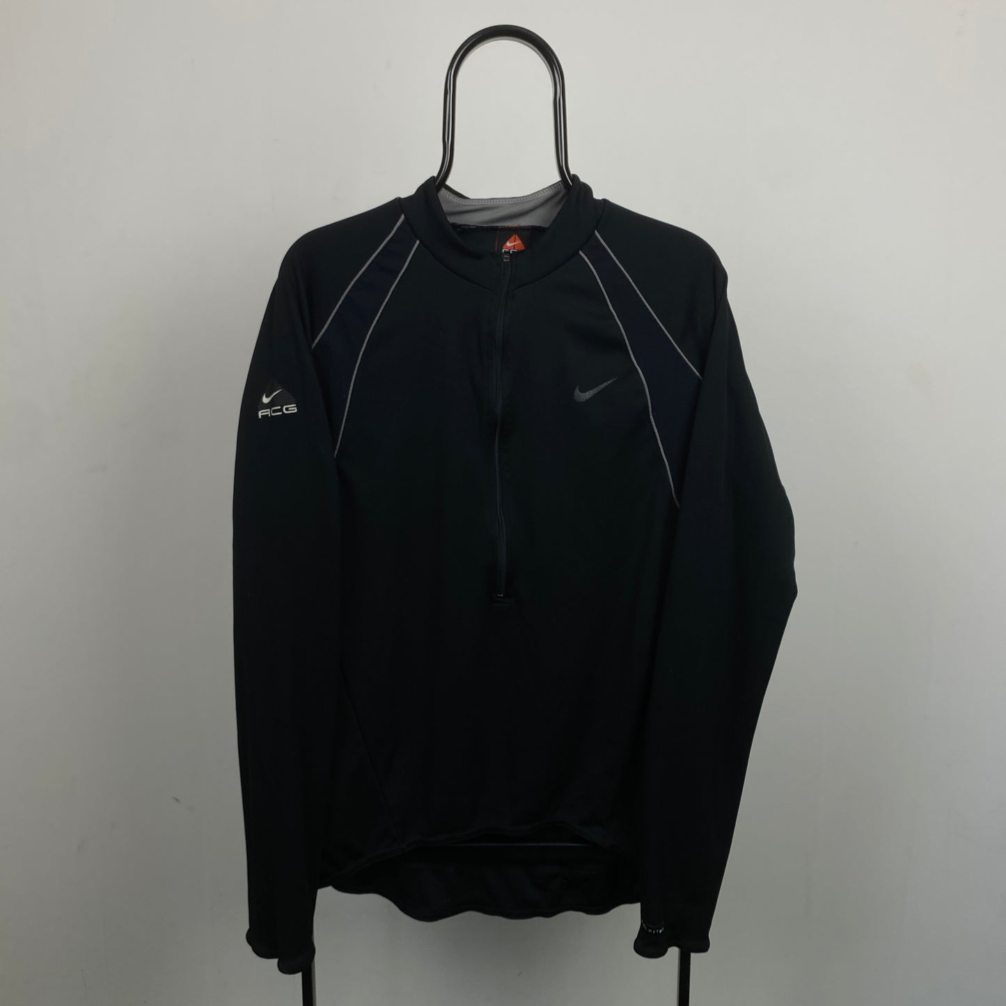 90s Nike ACG Cycling Sweatshirt Black Large