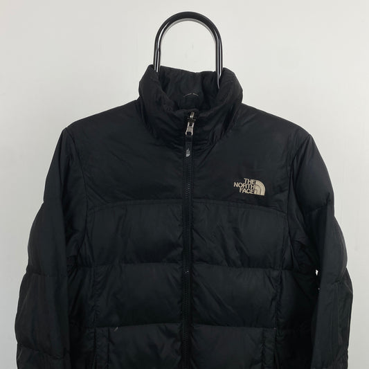 Retro 00s The North Face Puffer Jacket Black Womens Small