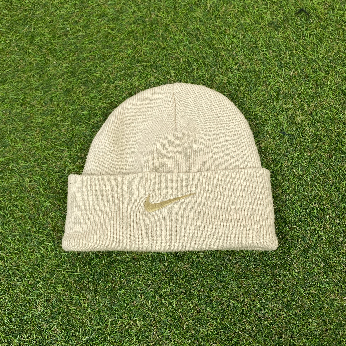 90s Nike Beanie Hat Brown