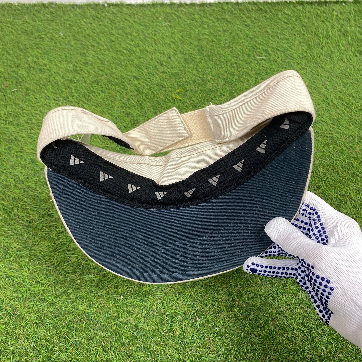 90s Adidas Golf Visor Hat Brown