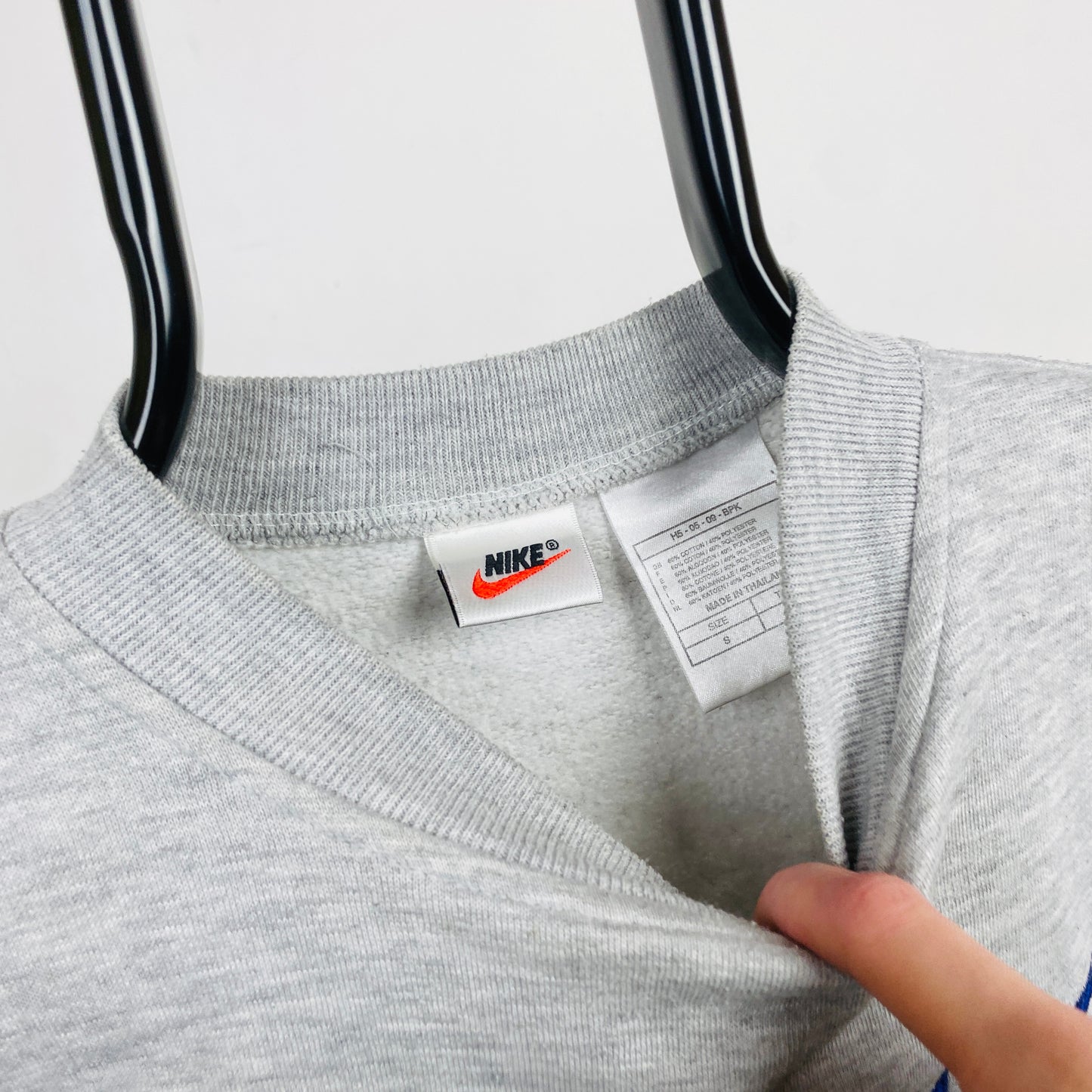 00s Nike Sweatshirt T-Shirt Grey XS