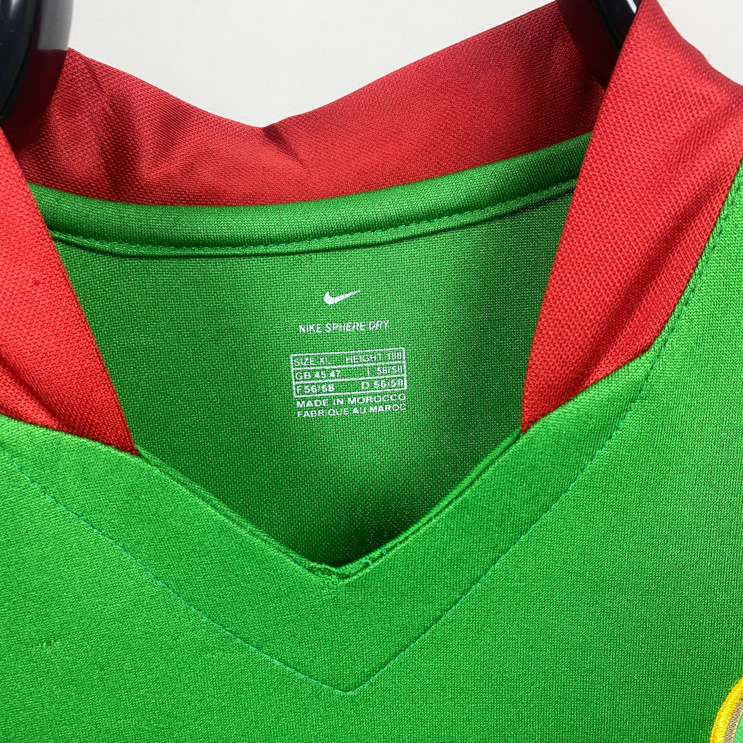 00s Nike Morocco El Boukhari Football Shirt T-Shirt Green Small