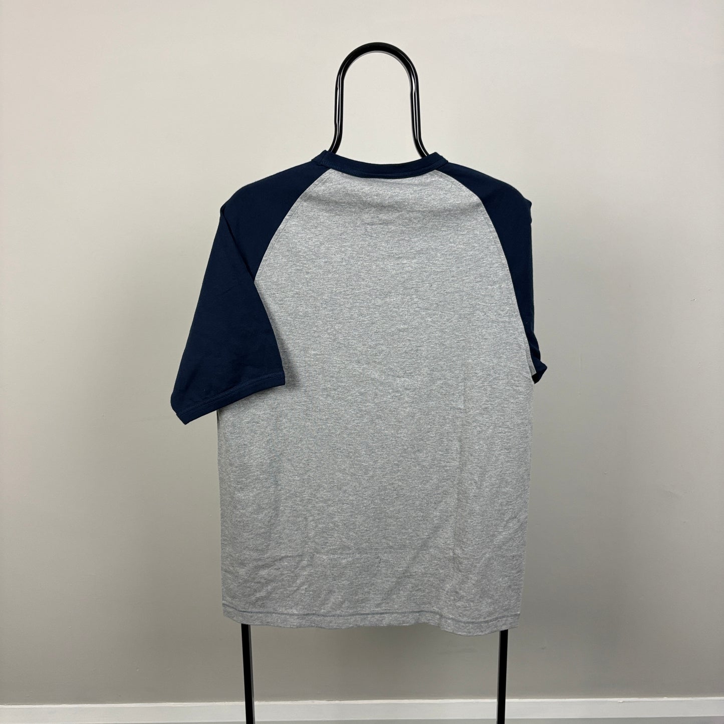 00s Nike Raglan T-Shirt Grey Medium