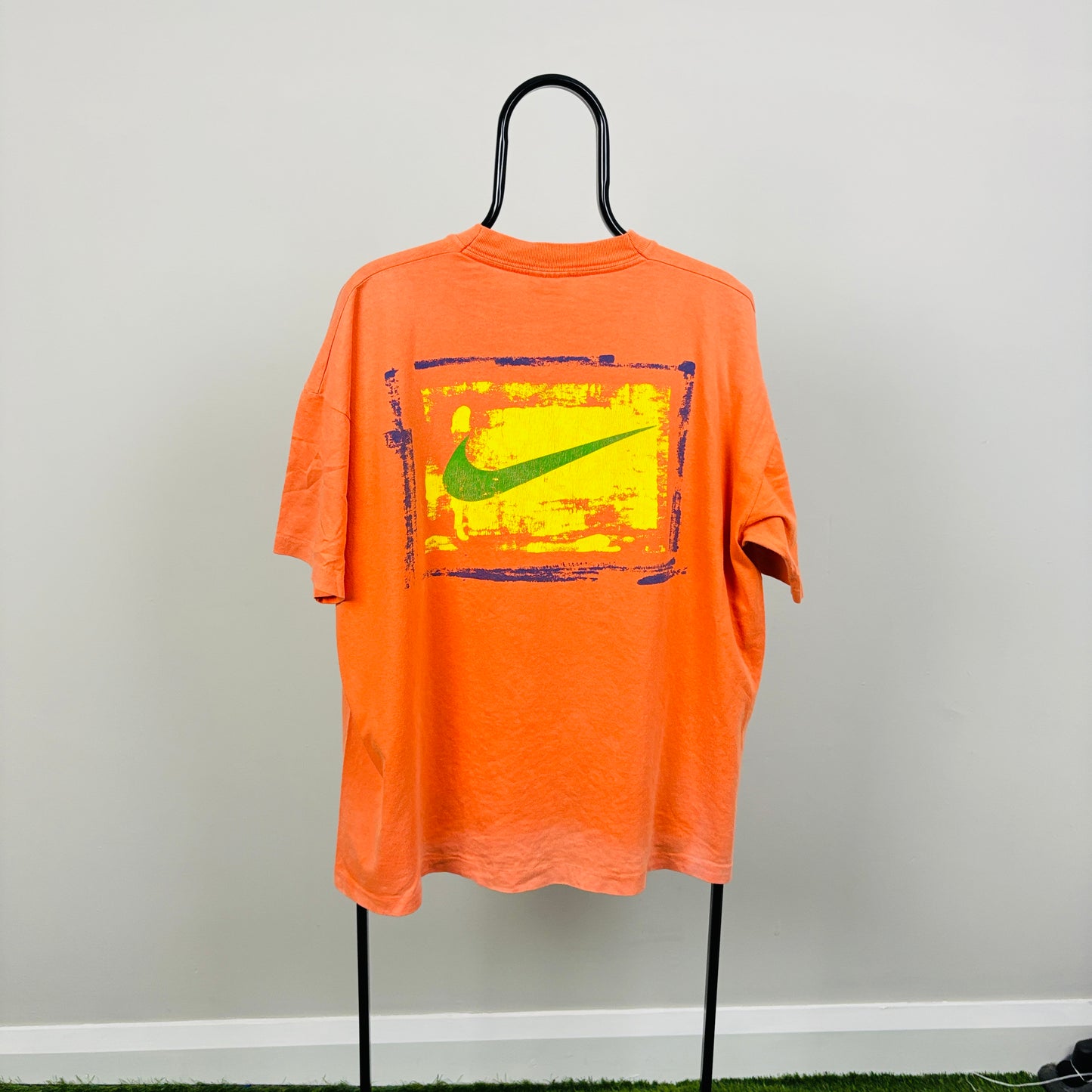 90s Nike T-Shirt Orange Large