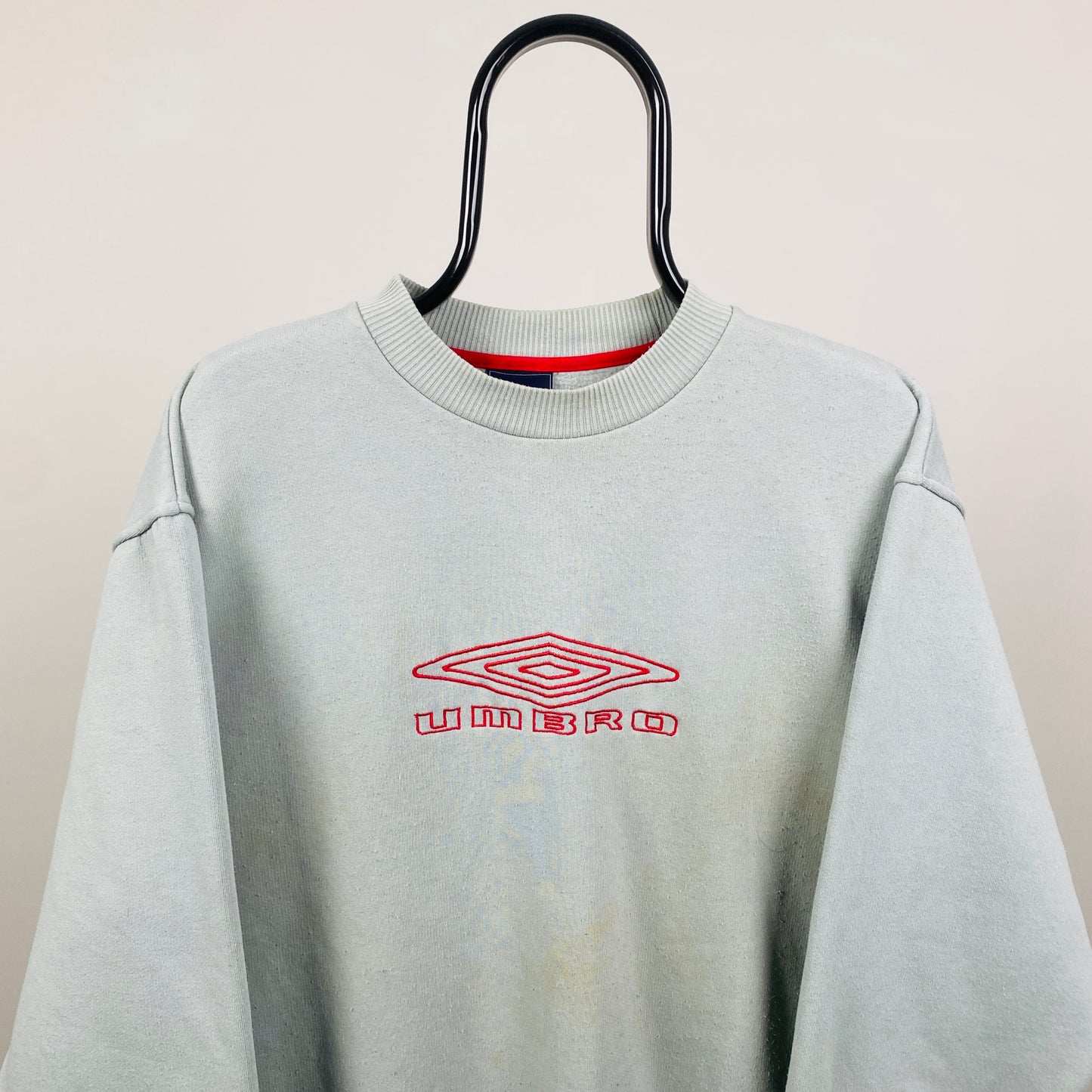 Retro Umbro Sweatshirt Blue Large