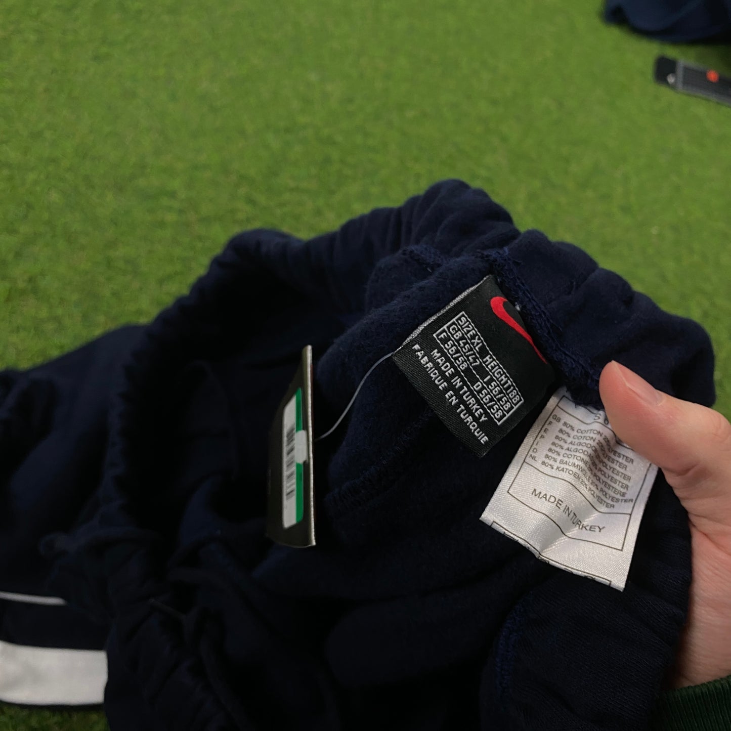 00s Nike Cotton Joggers Blue XL