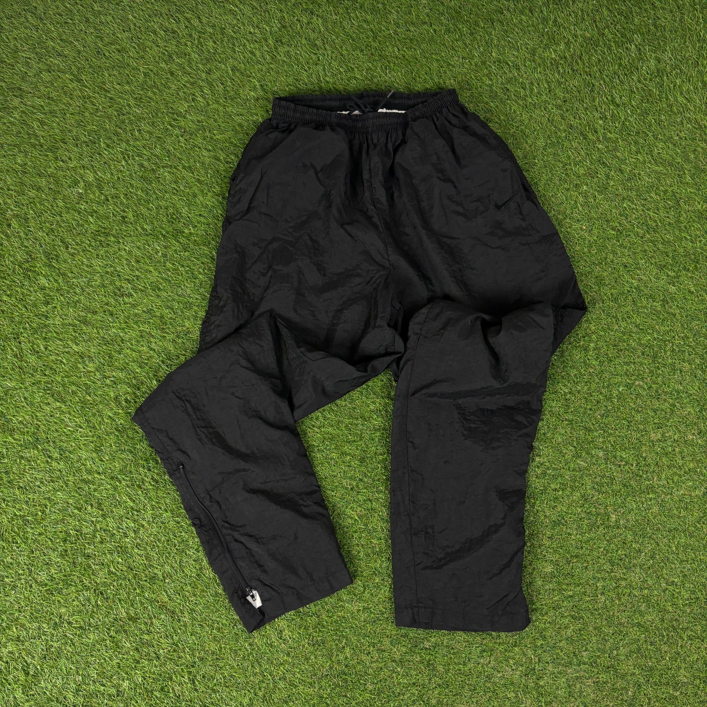 00s Nike Piping Tracksuit Jacket + Joggers Set Red Large