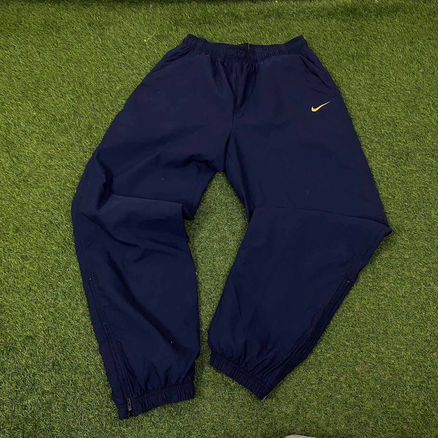 00s Nike Reversible Barcelona Windbreaker Jacket + Joggers Set Red Medium