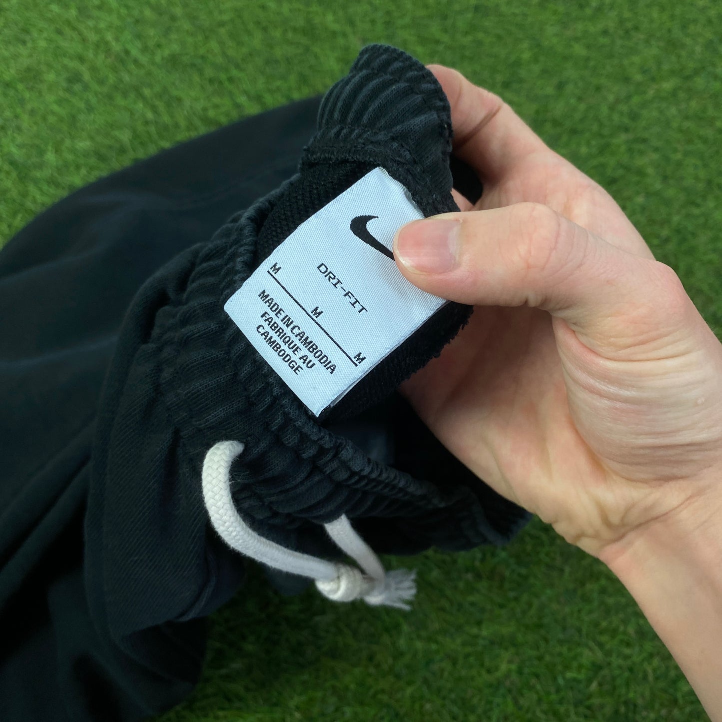 00s Nike Wide Leg Cotton Joggers Black Medium