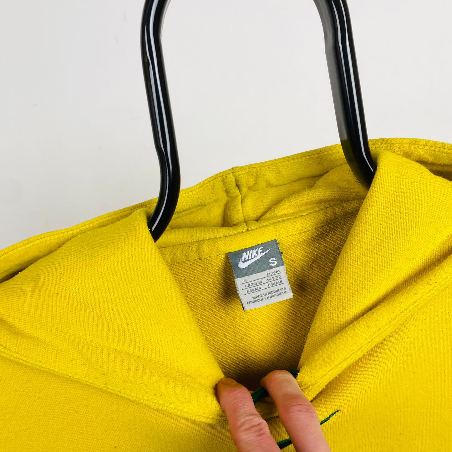 00s Nike Brazil Hoodie Yellow Small