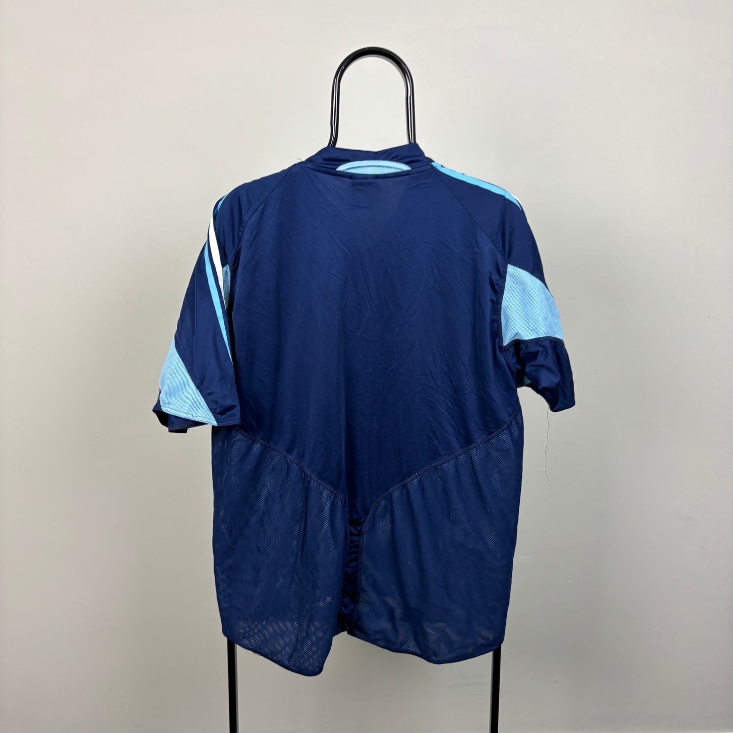 00s Adidas Argentina Football Shirt T-Shirt Blue XL