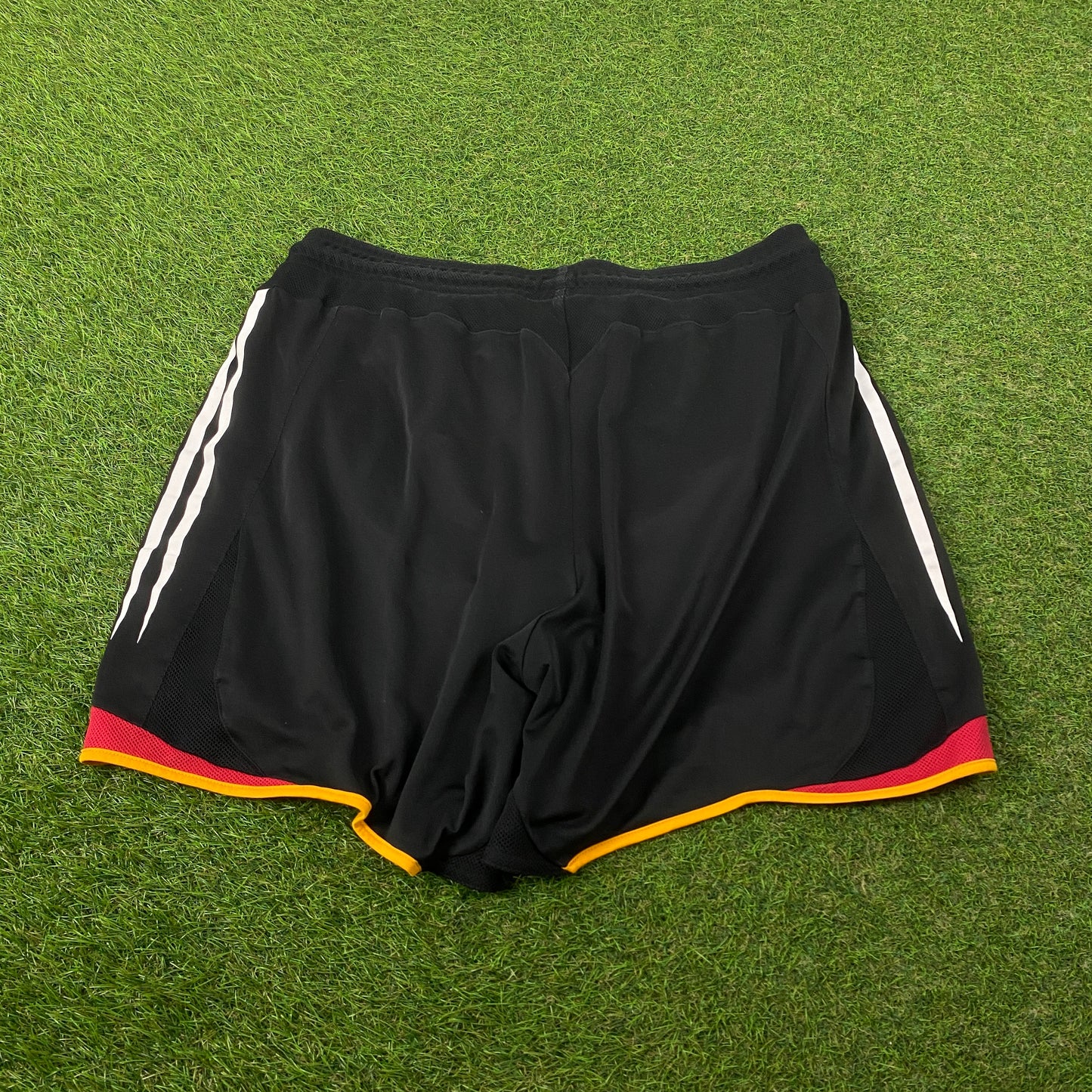 00s Adidas Germany Football Shorts Black Large